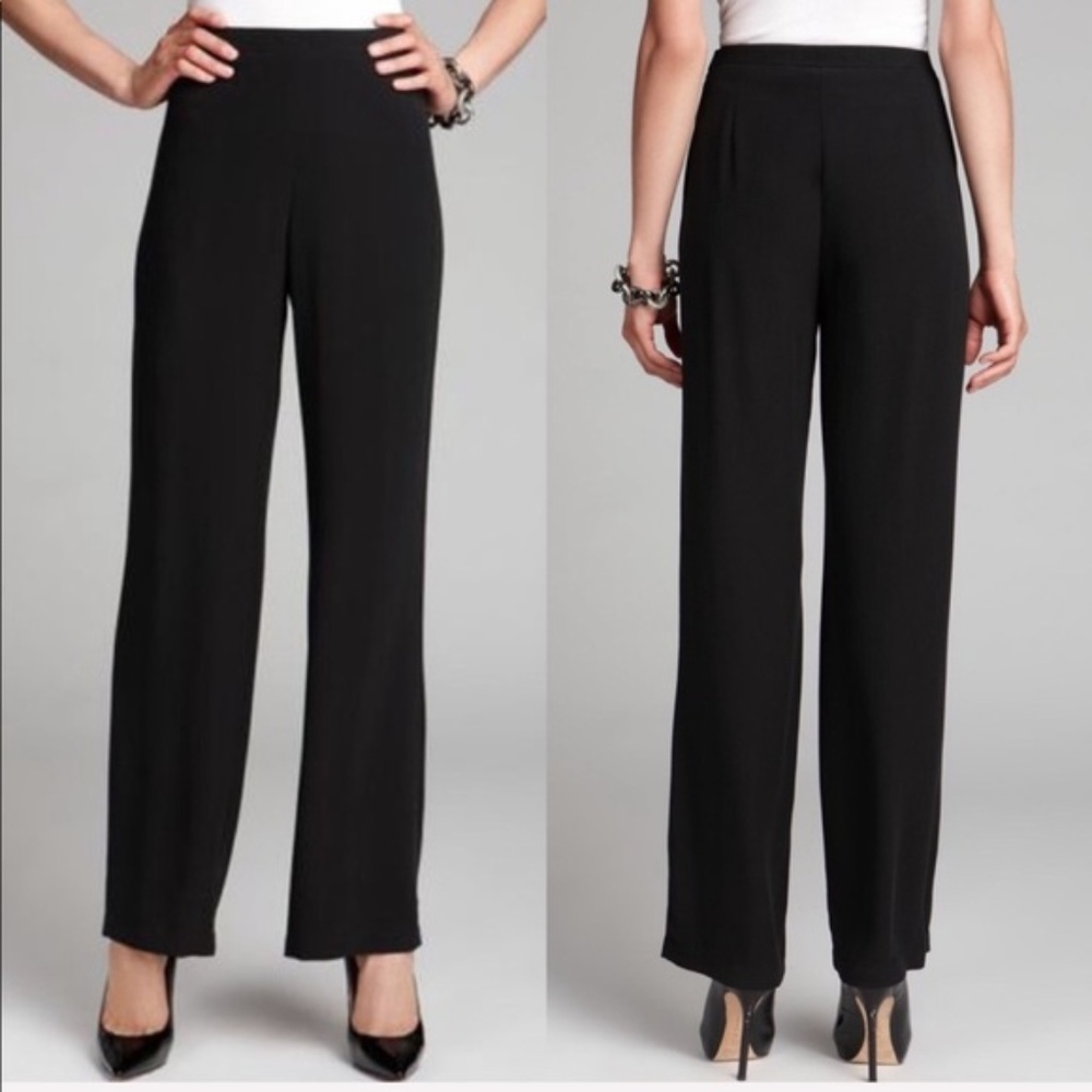 Eileen Fisher Career Trousers Pants Pull O…